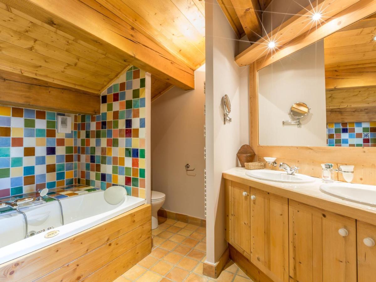 Chalet 5* A Courchevel Village, Proche Pistes, 4 Chambres, Cheminee, Jacuzzi, Garage, Wi-Fi Inclus - Fr-1-562-40 외부 사진